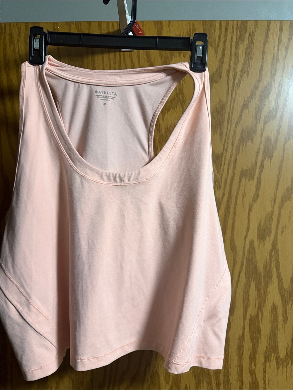 Athleta Peach Racerback Workout Tank